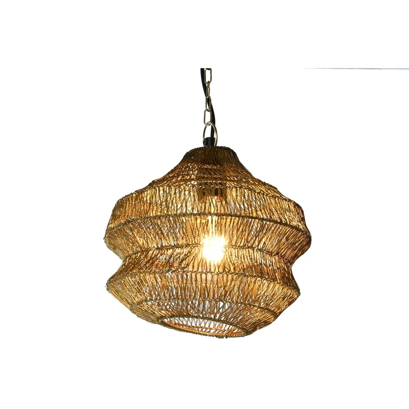 AlexandreHouse Techo Hierro Lamp, 26 x 26 x 24 cm, Decastado Dorado - Image 1