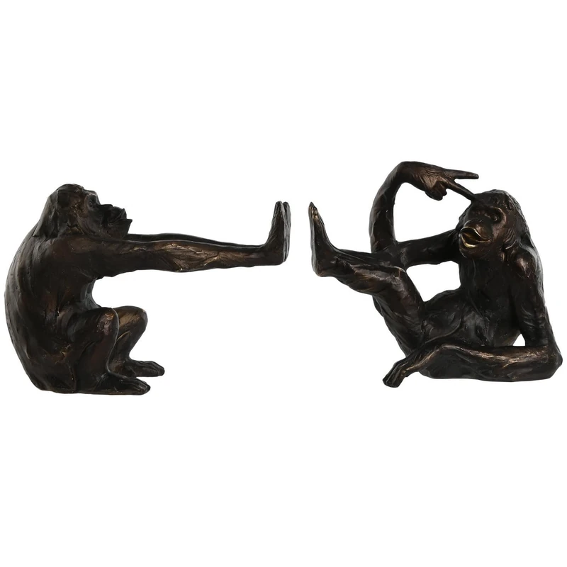 Sujetalibros Set of 2 Resin 22.5 x 9.8 x 17 Mono_ AlexandreHouse - Image 1