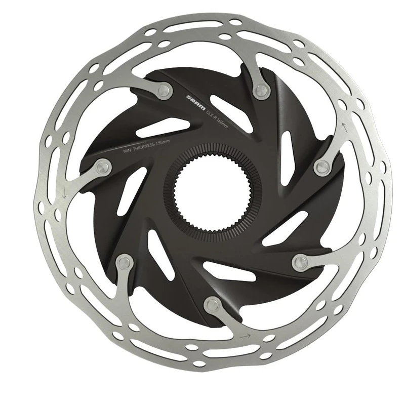 SRAM Brake Disc Bicycle disc FRENO CENTERLINE XR 2P CL 140 NEG/PLATA - Image 1
