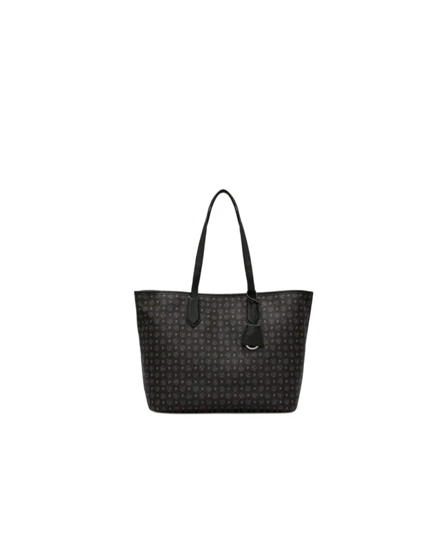 Pollini HERITAGE LOGO CLASSIC SHOPPING BAG - DETACHABLE ZIPPED POUCH INCLUDED