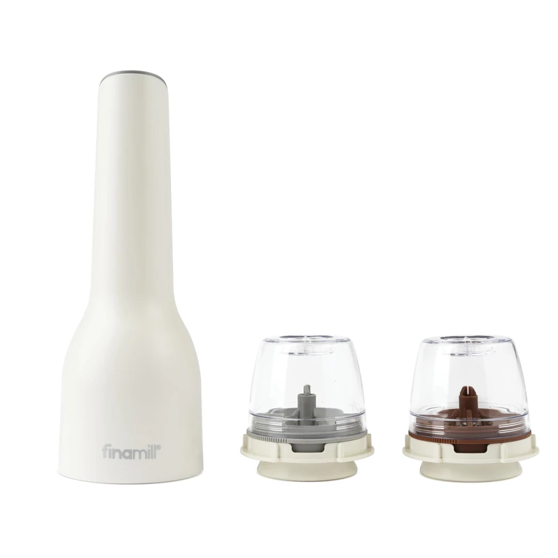 FinaMill GP813437-111SOC USB Spice Grinder Set, Plastic, Soft Cream