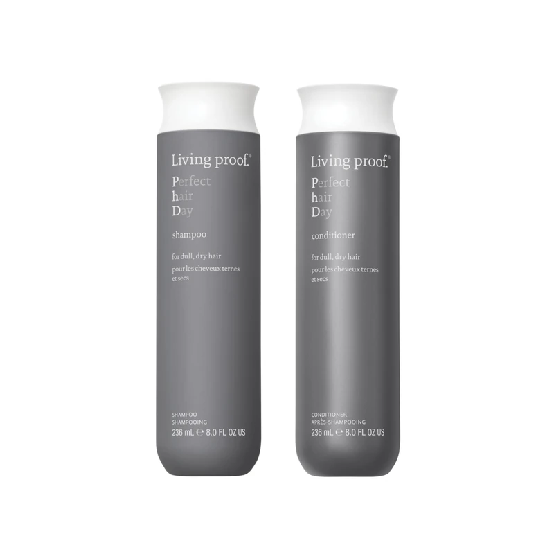 Living Proof Perfect Hair Day Shampoo & Conditioner Bundle – Silicone-Free, Sulphate-Free Haircare Duo for Smooth, Shiny Hair, Colour-Safe, Suitable for All Hair Types