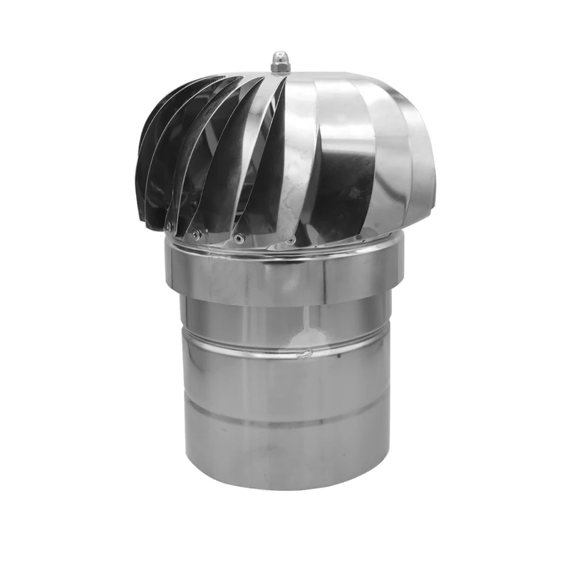 PIKAPPA 1321I Round Base Stainless Steel Wind Aspirator for Ducts and Flues Diameter 150 mm - Image 1