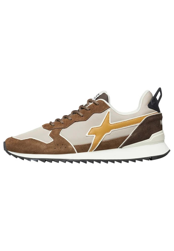 w6yz Jet-M, Men's Lace-Up Shoes, Chestnut-Beige-Ochre, EU 46 - UK 11, Chestnut Beige Ocher, 11.5 UK