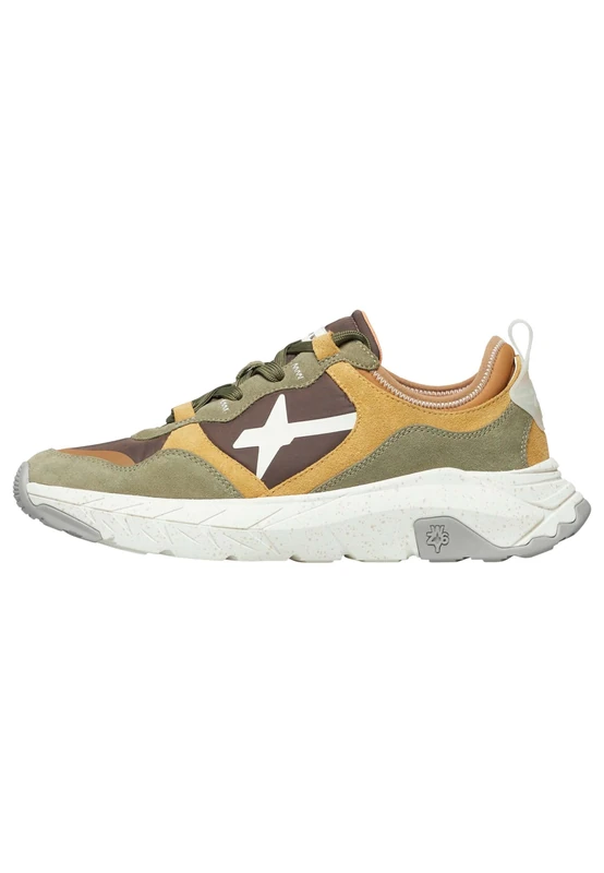 w6yz Men's Next-m. Oxford Flat, Military Pumpkin Dark Brown, 8.5 UK