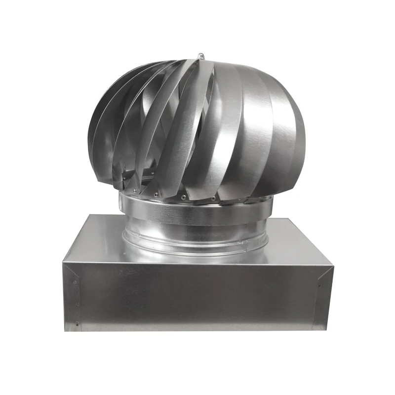 PIKAPPA 1319 Galvanised Wind Extractor Fan Rectangular Base 320 x 420 mm for Flues and Flues