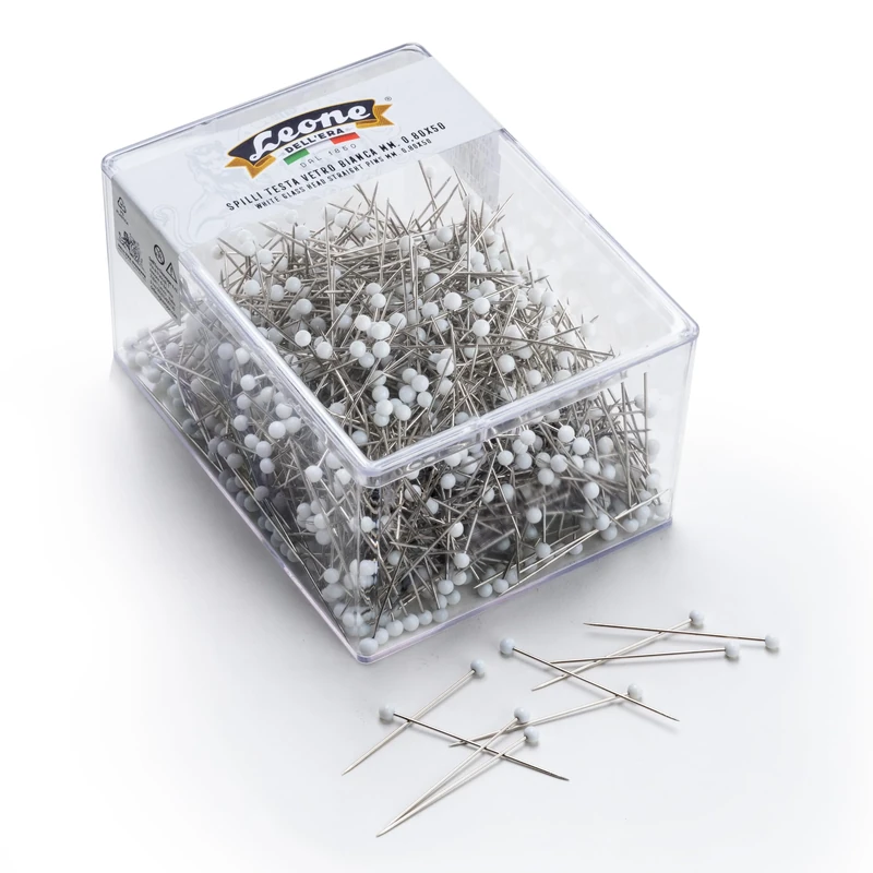 Leone Dell'Era Nickel-Plated Iron Pin, White