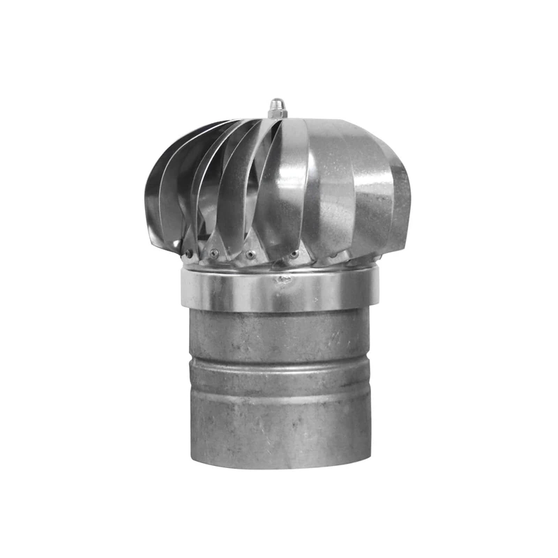 PIKAPPA 1309 Galvanised Round Base Wind Extractor for Ducts and Flues Diameter 130 mm