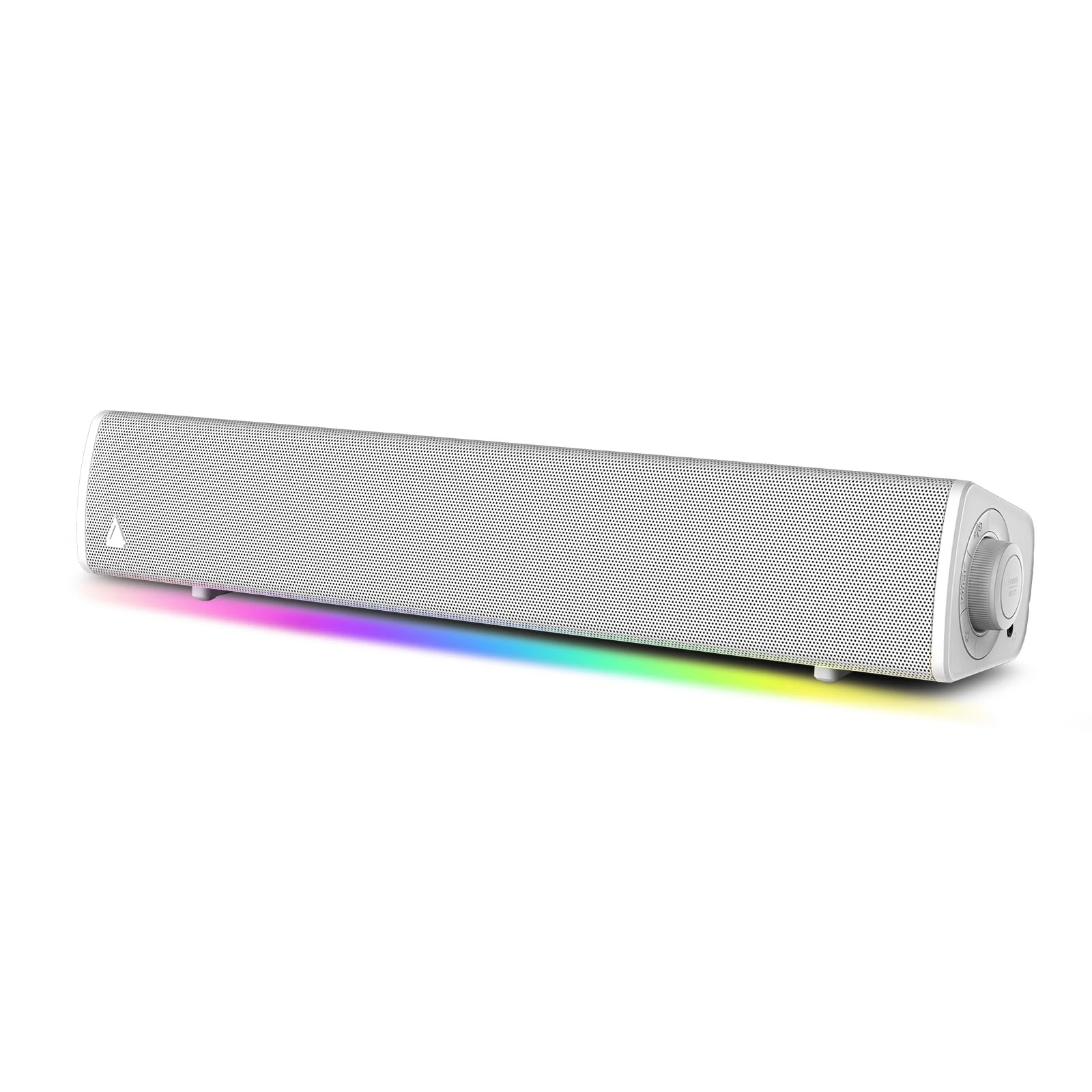 CREATIVE Sound Blaster GS3 (White) Compact RGB Gaming Soundbar with SuperWide technology, Powered via USB, Bluetooth 5.4, Headphone-out port, For PC and Mac