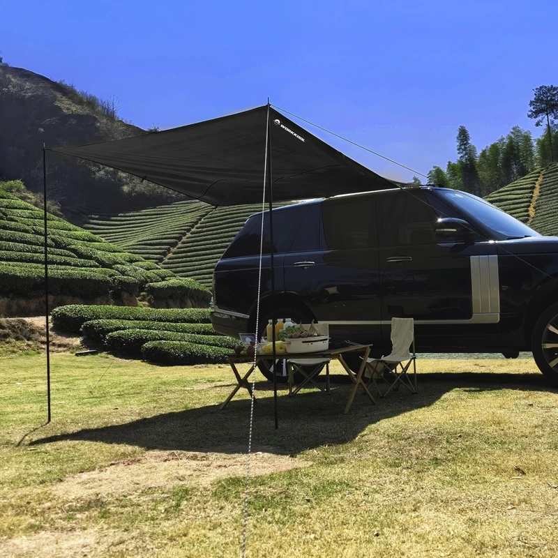 WORKKOOL Awning Tarp for Camping - 10 x 6.56ft Vehicle Shelter