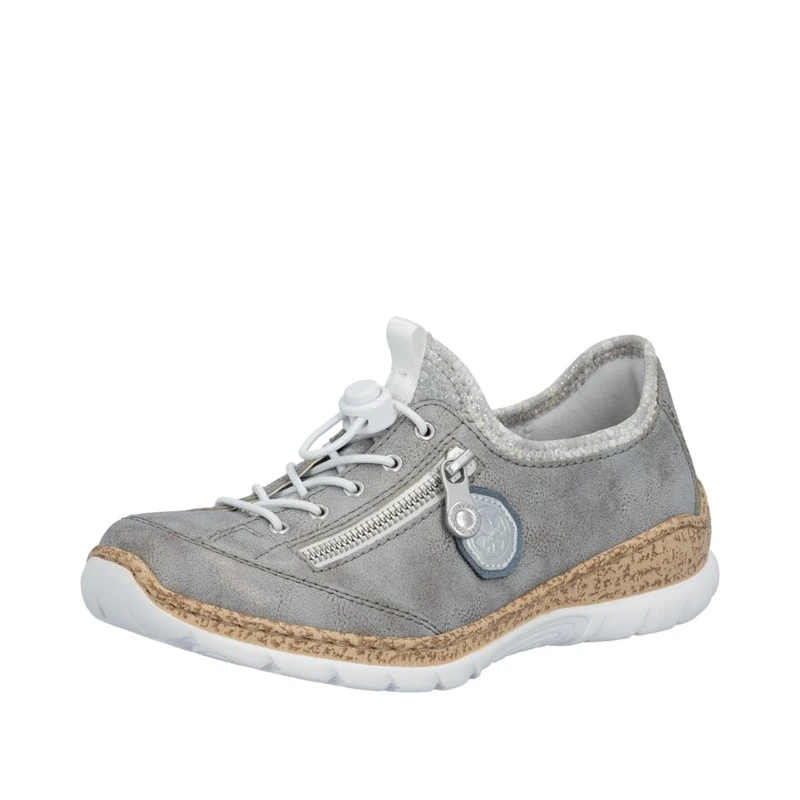 Rieker N4263 Women's Low-Top Trainers, Gray, 7.5 UK - Image 1