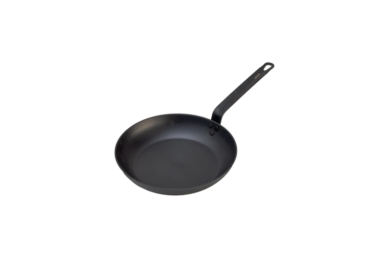 pasoli Black Carbon Steel 28cm Diameter Pre Fired Frying Pan