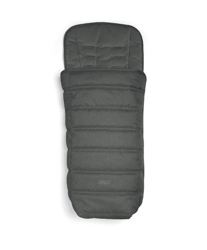Mamas & Papas Flip XT3 Cold Weather Footmuff with Cosy Soft Fleece Lining, Water Resistant, Multi-Position, Harbour Grey
