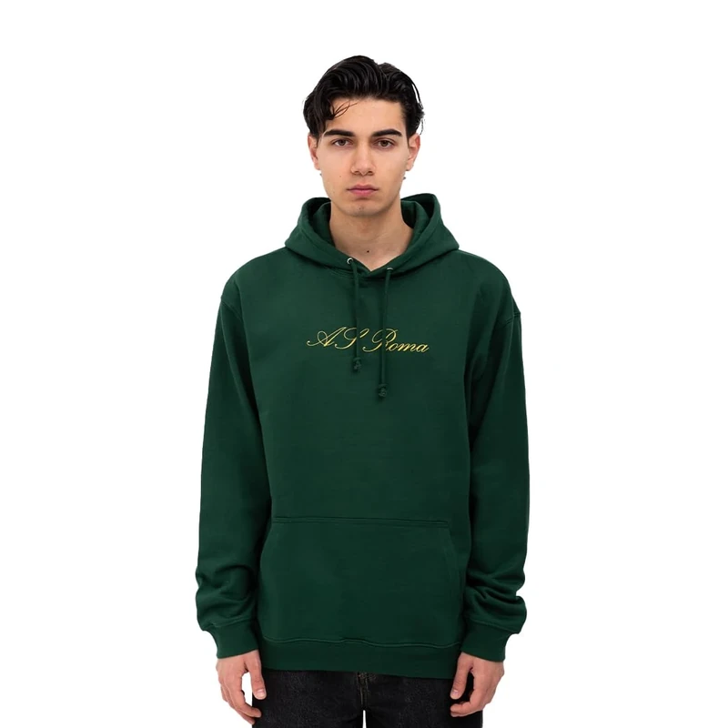 AS Roma Verde-s Hooded Sweatshirt, Green, S