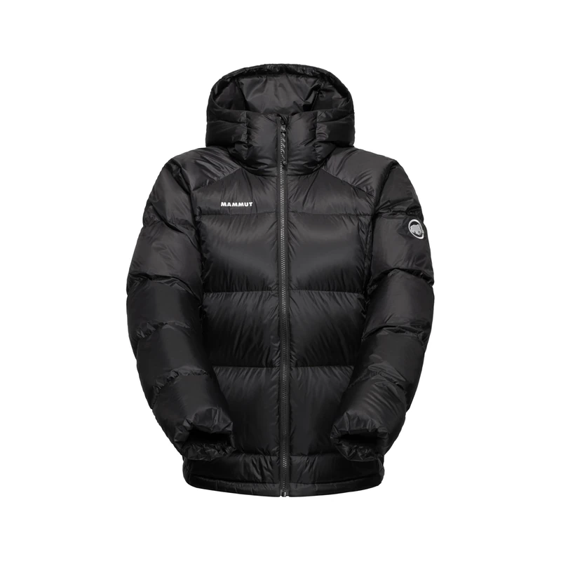 Mammut Glacier Glow IN Hooded Jacket Women | Outdoor Coat for Winter | Black, S