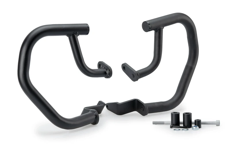 Puig 20261N Steel Motorcycle Protectors Full Engine Protection, Black