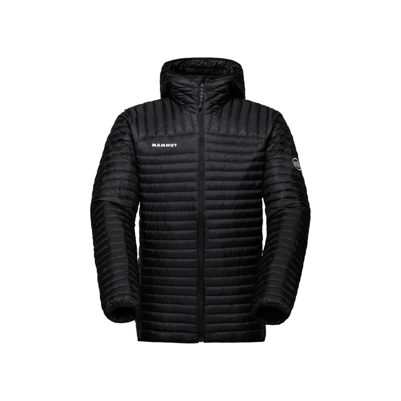 Mammut Broad Peak Light IN Hooded Jacket Men | Lightweight Outdoor Puffer Coat | Black, XL