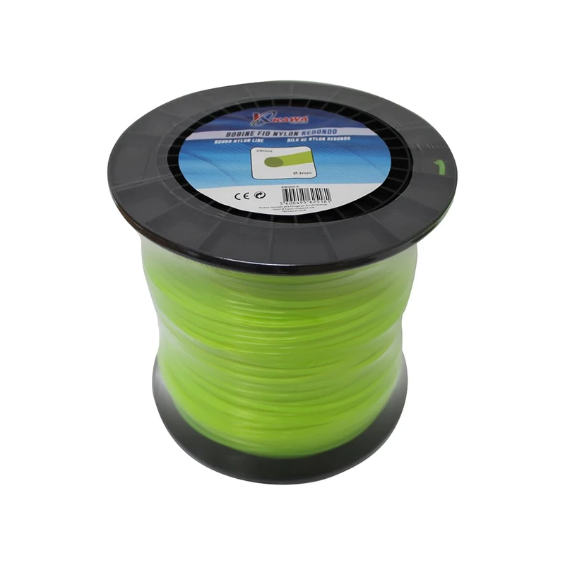 Nylon Thread for Brush Cutters Round 3 mm x 168 mt Kawapower