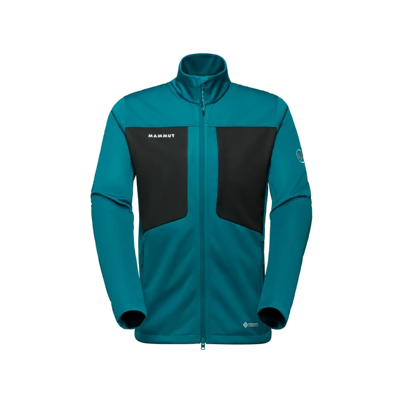 Mammut Ultimate VIII SO Jacket Men | Outdoor Softshell Clothing for Hiking | Deep Teal-Black, XXL