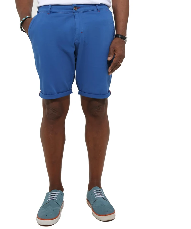 Joe Browns Men's Fashion Washed Chino Shorts, Regular Fit, Blue, W32 - Image 1