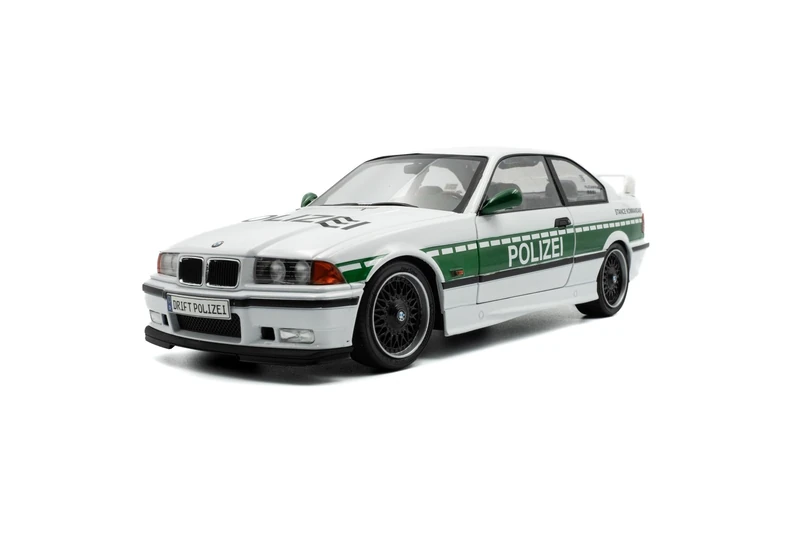 Solido 1:18 BMW E36 M3 Coupe Police - Die-Cast Model Car