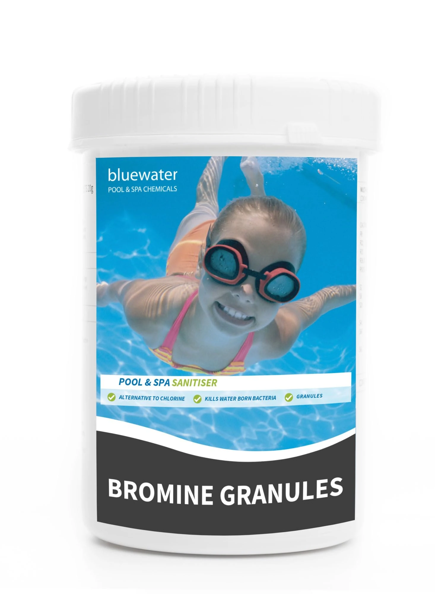 1kg Bluewater Bromine Granules for Hot Tub – Gentle Alternative to Chlorine