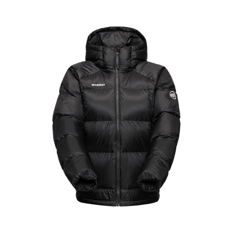 Mammut Glacier Glow IN Hooded Jacket Women | Outdoor Coat for Winter | Black, XL