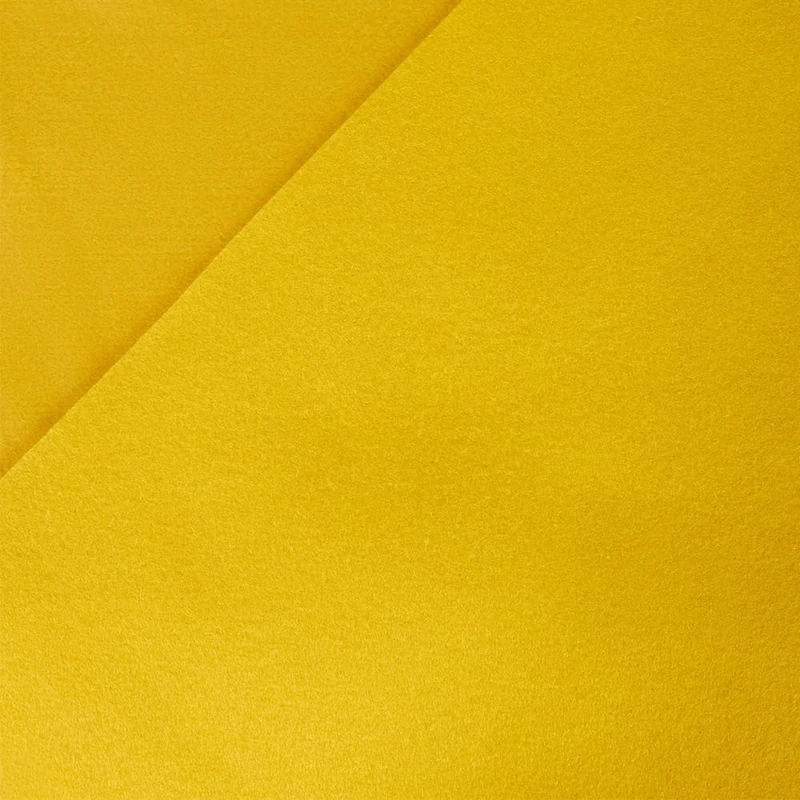 Oscar and Ivy Wool Blend Craft Felt Fabric 5 Metres 500cm x 90cm (Yellow)