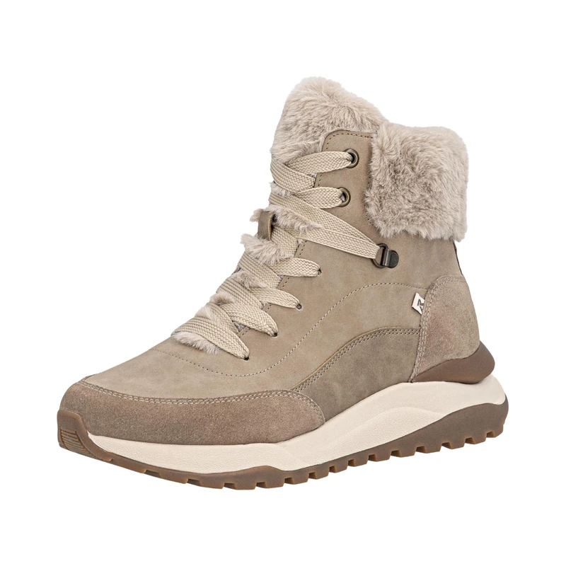 Rieker Women's W2571 High Trainers, Beige, 40 EU, beige, 6.5 UK
