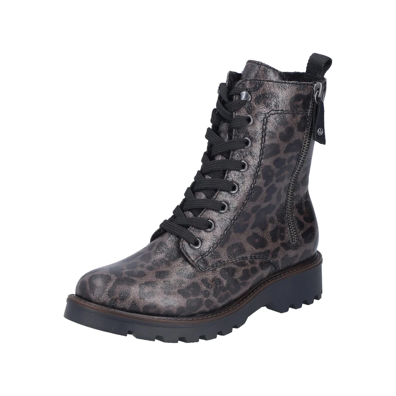 Rieker Women's 73210 Biker Boot, grey 16, 6.5 UK