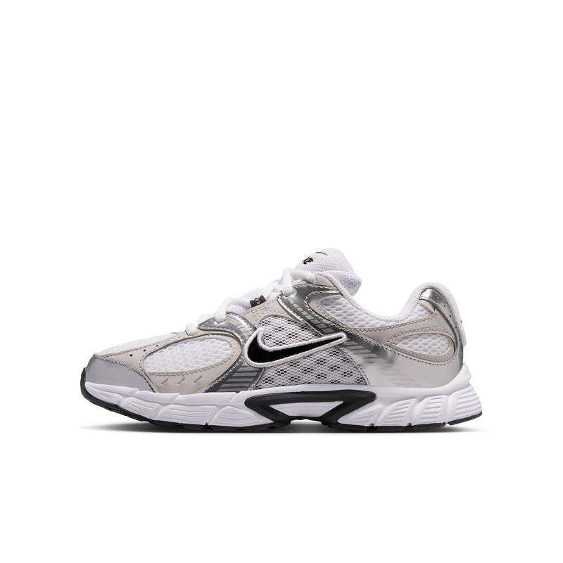 Nike Kids V5 RNR (Gs) Shoes, White/Black/Vast Grey/College, 5.5