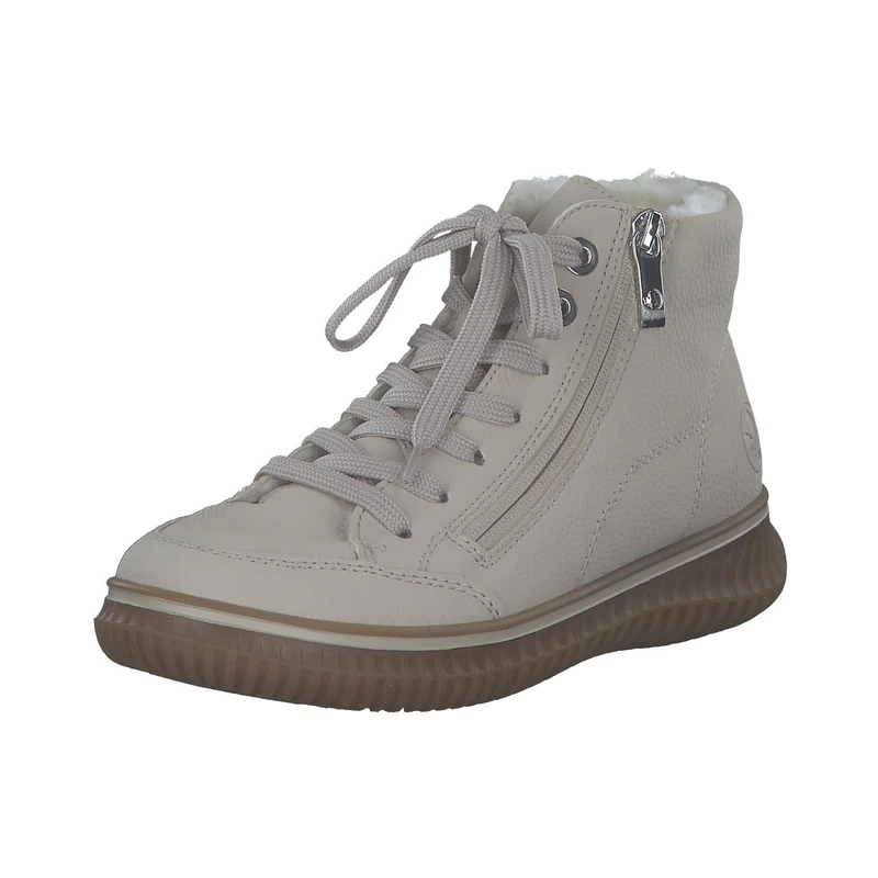 Rieker Women's 74234 Lace-Up Boots, Beige, 42 EU, beige, 8 UK