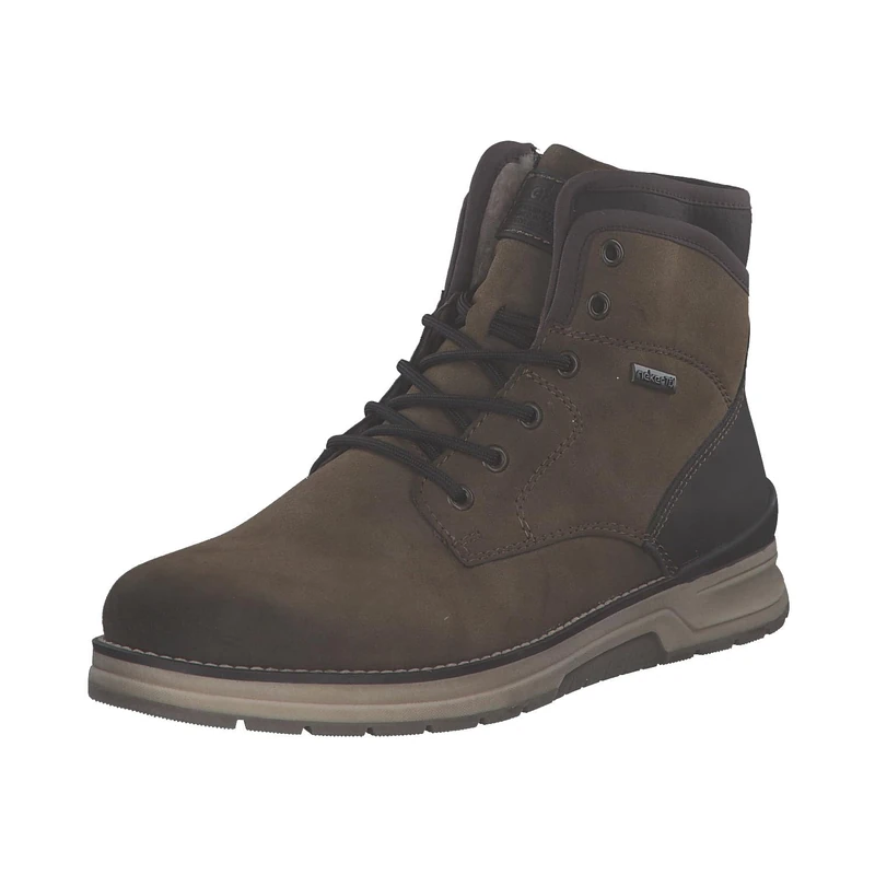 Rieker 32331-45 Men's Boots with Warm Lining Synthetic in Grey, Brown 25, 45 EU