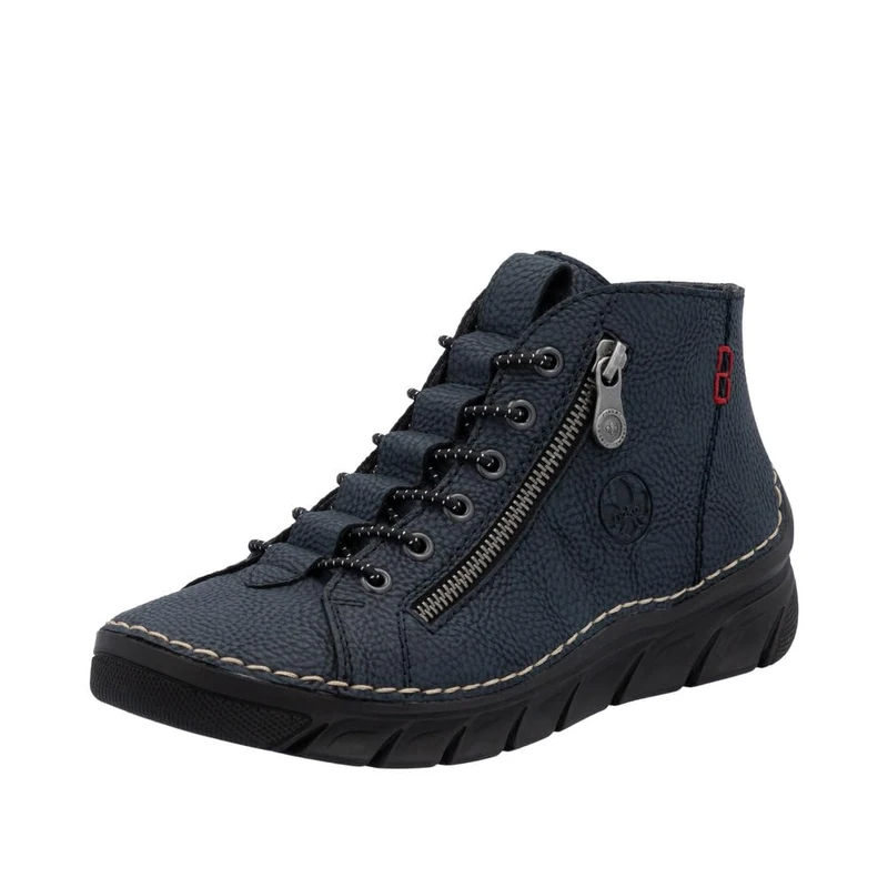 Rieker Women's 55048 Short Boots, Blue 14, 7.5 UK