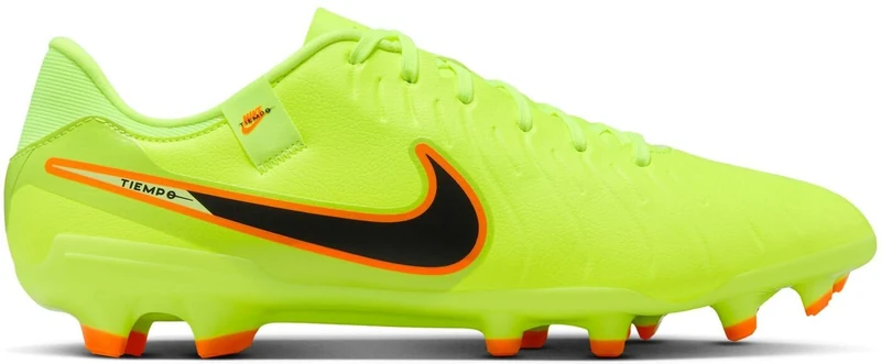 Nike Men's Legend 10 Academy Fg/Mg Football Shoe, Volt/Black, 10