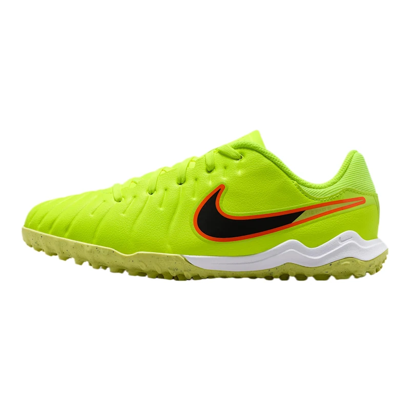 Nike Kids Jr Legend 10 Academy Tf Football Shoe, Volt/Black, 5