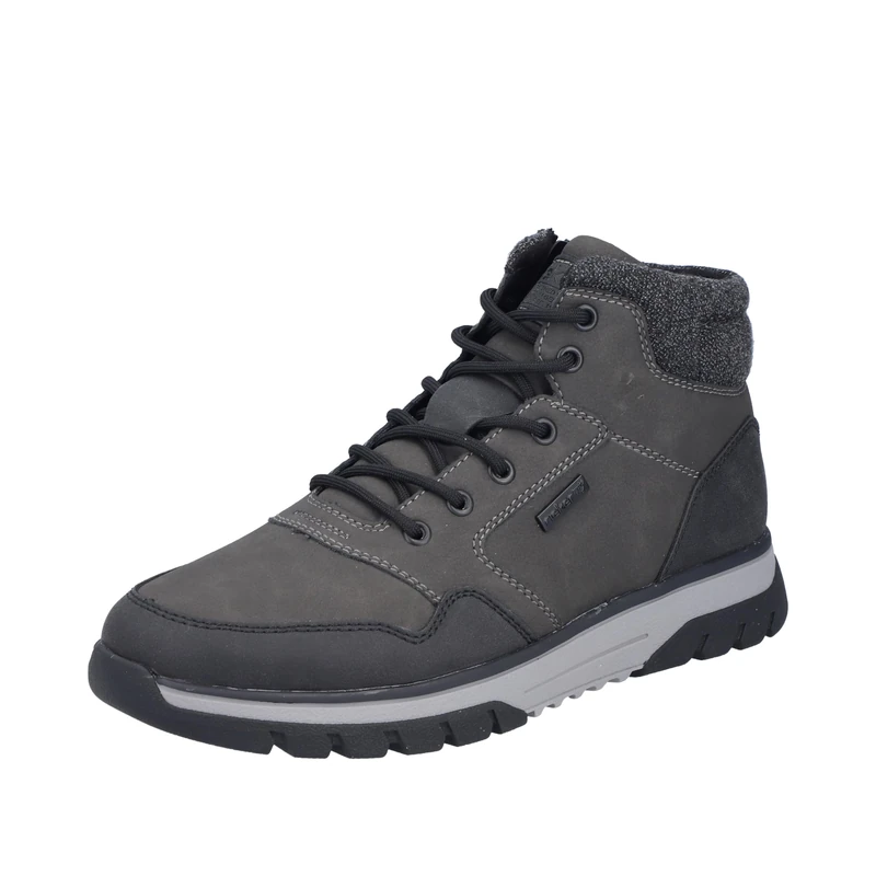 Rieker Brown Lace-Up Boots, Grey 45, 8 UK