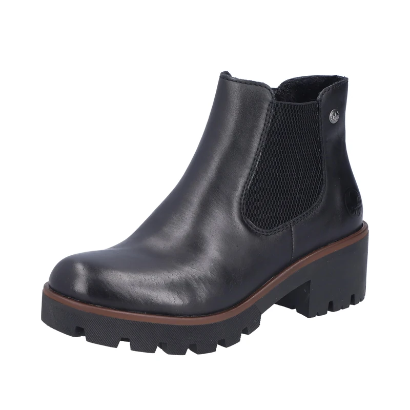 Rieker Women's 79265 Chelsea Boot, black, 8 UK