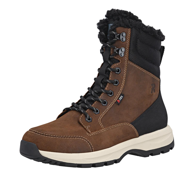 Rieker Men U1672 Lace-up Boots, Brown, 12 UK
