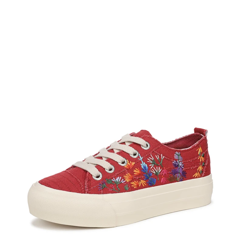 Blowfish Malibu Women's Sadie-Sun Sneaker, Pompeiian Red Canvas, 5 UK - Image 1