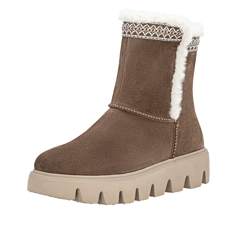 Rieker Women's W2075 Short Boots, Brown 20, 4 UK