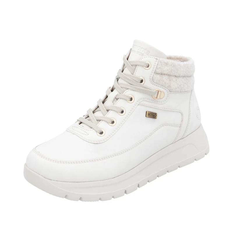 Remonte Women's D2V71 High Trainers, White, 41 EU, White, 8.5 UK