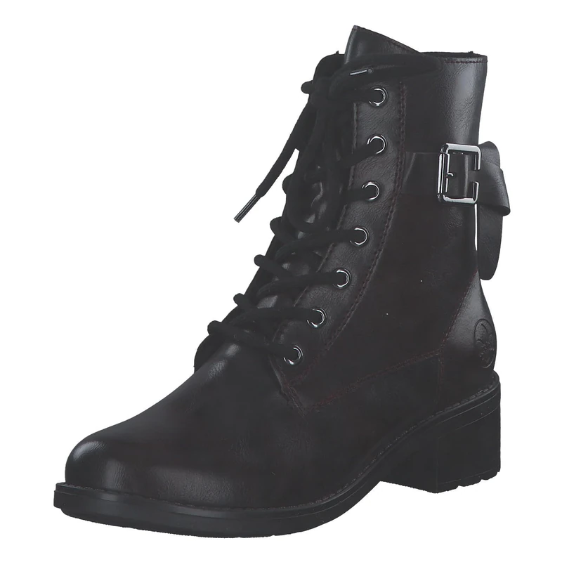 Rieker Women's 75431 Lace-Up Boots, Red, 36 EU, red, 3.5 UK