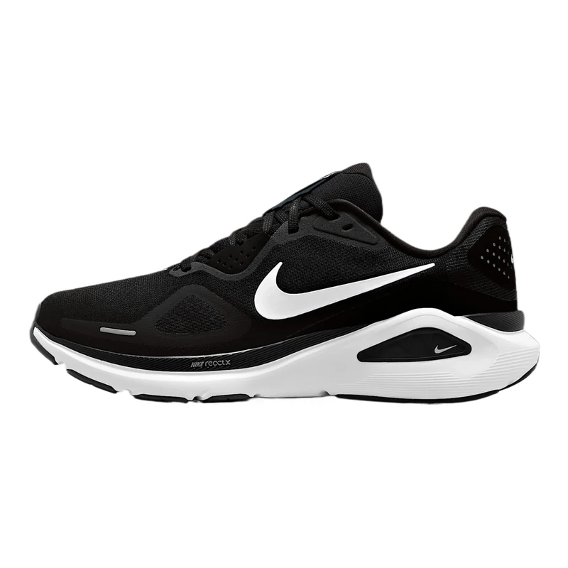 Nike Men's Structure 26 Running Shoes, Black/White/Cool Grey/Metallic, 11.5