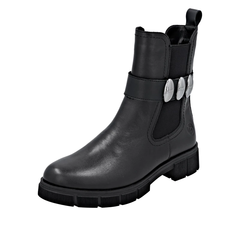 Remonte Women's D2S71 Chelsea Boots, Black, 41 EU, Black, 8.5 UK - Image 1
