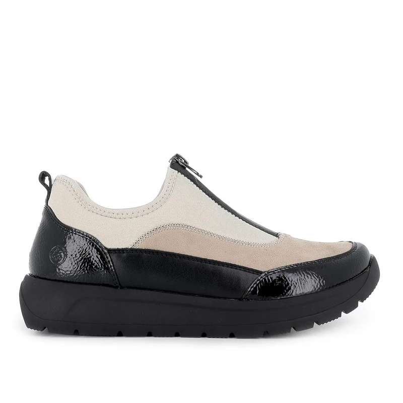 Remonte Women's D2v01 Low Trainers, Beige, 4 UK