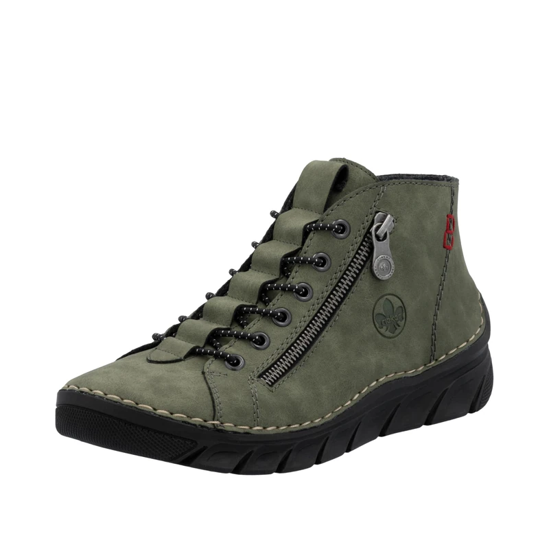 Rieker Women's 55048 Short Boots, Green 54, 8 UK