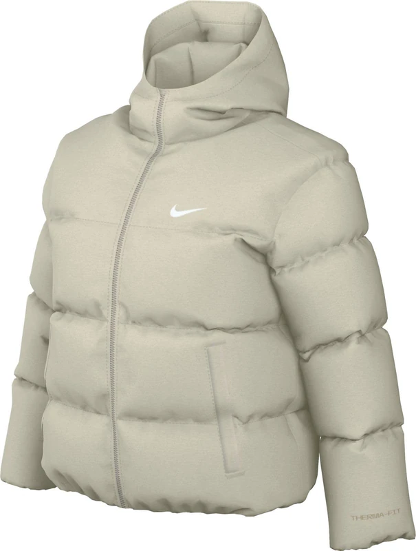 Nike Women's W Nsw Tf Synfl Nk Clsc Pfr Jacket, Light Bone/White, XS
