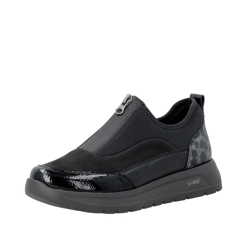 Remonte Women's D2V01 Low Trainers, Black, 38 EU, Black, 6 UK