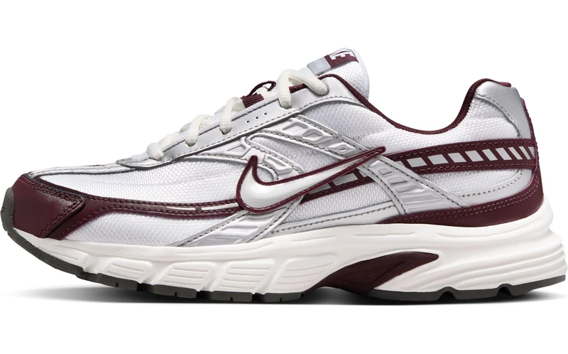 Nike Women's Initiator Shoes, White/Sail/Sail/Burgundy Crush, 6.5